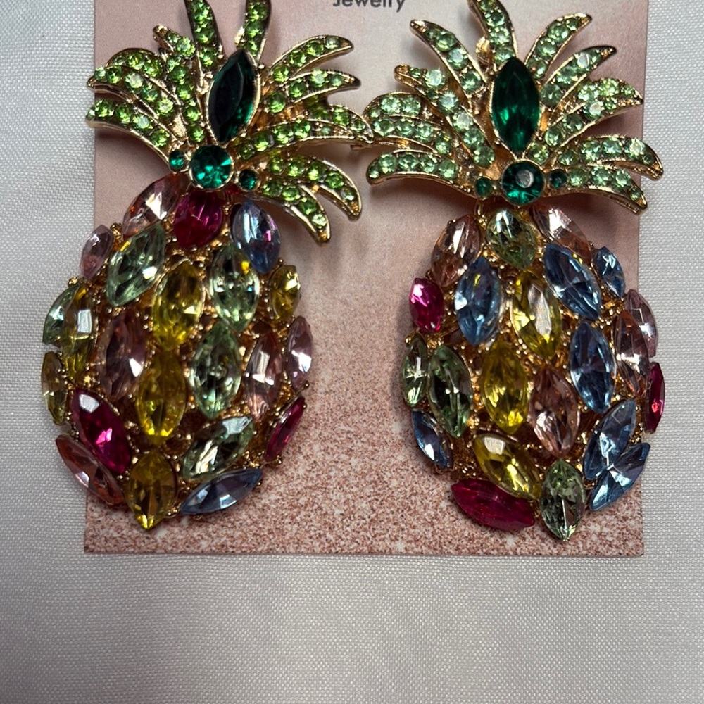 Colorful Pineapple Earrings
